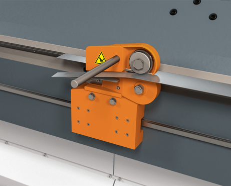 Manual SH roll shears have a fixed air gap and overlap rate.