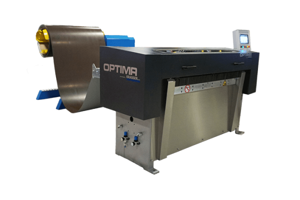 New Optima; cutting sheet metal to size fast and simple.