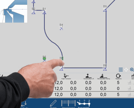 iFold swipe technology, drag and draw, touch 2 create. 